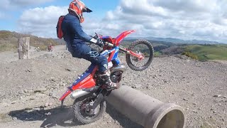 Enduro practice Wern Ddu Quarry 28424 [upl. by Rolf811]