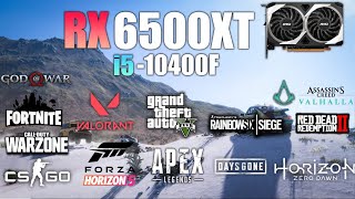 RX 6500XT  i5 10400F  Test in 14 Games  RX 6500XT Gaming [upl. by Iloj]