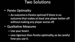 Game Theory 101 Comparing Outcomes and Pareto Optimality Efficiency [upl. by Nosam]