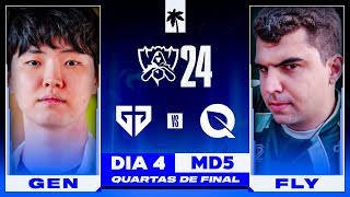 GENG x FLY  CoStream Worlds 2024  Quartas de Final Dia 4  Ilha das Lendas [upl. by Selie]