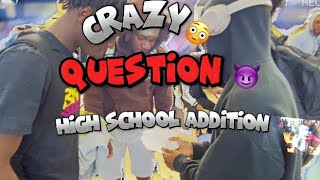 Crazy high school question amp football game 2024 [upl. by Pond]