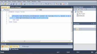 Visual Basic Tutorial  130  SaveFileDialog [upl. by Ditter]