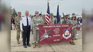 Veterans and active duty members honored with parades and ceremony at WWII museum [upl. by Foscalina498]