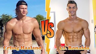 Earling Haaland VS Cristiano Ronaldo Transformation ⭐💥 From 0 year to 2024 who is Better [upl. by Mavilia]