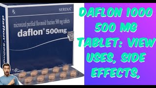 Daflon 500 mg Tablet View Uses Side Effects Varicose Veins and Hemorrhoid Relief piles deflon [upl. by Aniri]