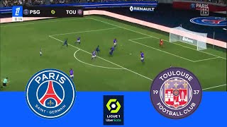 🔴Live  PSG vs Toulouse – Ligue 1 2425 Match Simulation [upl. by Nannah961]