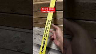 How to check if your ratchet straps are tight enough [upl. by Wilonah699]