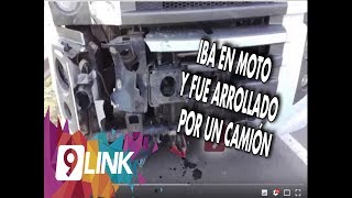 C9  Chaco Iba en moto y fue arrollado por un camión [upl. by Keldon865]