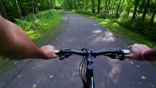 Morning Ride on my TREK FX SPORT 6 with DJI ACTION 2  Magnetic Lanyard [upl. by Sokcin]