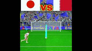 japan vs qatar penalty kick efootball2024 pes2024 football efootbal efootball2025 shorts [upl. by Anais]