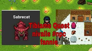 Tibiame Quest nivalis npc fannie [upl. by Asiluj542]