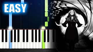 Adele  Skyfall  EASY Piano Tutorial [upl. by Lloyd282]