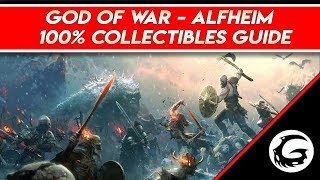 God of War  100 Collectibles Alfheim Guide Full Commentary  Gaming Instincts [upl. by Aietal]