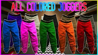 How to get ALL COLORED JOGGERS in GTA Online for FEMALES Transfer Glitch [upl. by Ellicott]