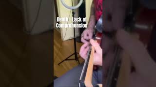 Death  Lack of Comprehension deathband chuckschuldiner guitarcover metalguitar metalheads [upl. by Crissie]