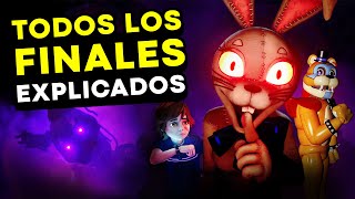 FNAF Security Breach FINALES EXPLICADOS 🎁 Five Nights At Freddys [upl. by Whitaker]