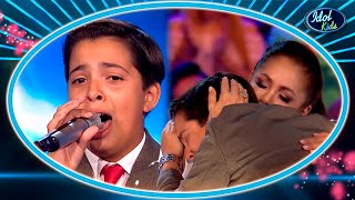 ÁLVARO TADEO EMOCIONA a ISABEL PANTOJA con un tema de ROCÍO JURADO  Los Castings 3  Idol Kids 2020 [upl. by Hartman]