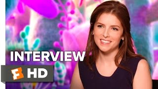 Trolls Interview  Anna Kendrick 2016  Animated Movie [upl. by Ghiselin]