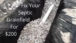 200 Septic Drain Field Repair for Beginners [upl. by Aronal474]