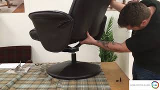 How To Assemble Your Turin Swivel Recliner amp Footstool [upl. by Ttekcirc583]