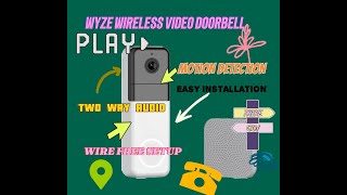 WYZE wireless video doorbell PRO [upl. by Norvin]