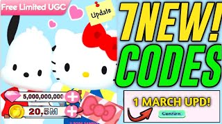 ⚠️MAR CODES✴️ALL WORKING CODES FOR MY HELLO KITTY CAFE 2024 JANUARY ROBLOX MY HELLO KITTY CAFE CODES [upl. by Gav771]