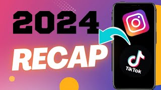 How To Do 2024 Recap Tiktok Trend [upl. by Gievlos]