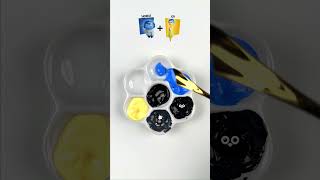 Guess the mixed color colormixing satisfyingvideo colormixingmagic paintmixing [upl. by Diandre]