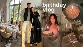 best birthday week 🎂 gift unboxing romantic date flower deliveries friends amp family celebrations [upl. by Shulock360]