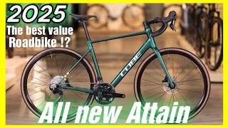 All New Cube Attain C62 SLT 2025  the best value Carbon endurance Roadbike of the decade [upl. by Jung]