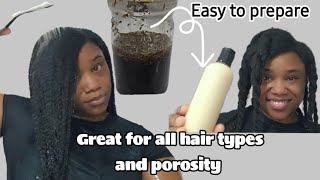 I used this DIY herbal shampoo and it grew my hair like crazy Healthy natural Hair Growth challenge [upl. by Zelda]