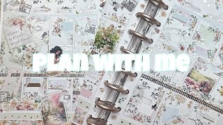 PLAN WITH ME ft ThePrettyPinkCo​⁠ ​⁠Apr 17 pwm stickers ad plannerstickers [upl. by Sue]