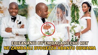 NBS TV journalist Zambaali amp singer Recho Rey’s wedding photos leave fans speaking in tongues [upl. by Nalla412]