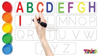 Abc Dotted Tracing English Alphabet Writing Preschool learning 18 abc theyoungleaders [upl. by Apthorp]