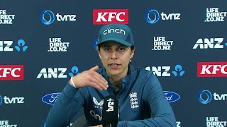 Maia Bouchier Press Conference  WHITE FERNS v England  4th T20I  Cello Basin Reserve [upl. by Notnroht]