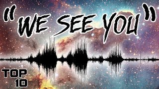 Top 10 Scary SIGNALS From Space [upl. by Cassondra]