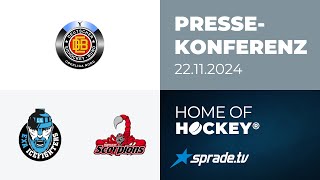 22112024  Pressekonferenz  KSW IceFighters Leipzig vs Hannover Scorpions [upl. by Asiak463]