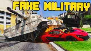 Fake Military Takes Over The City  GTA 5 RP [upl. by Carlick993]