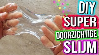 2 INGREDIËNTEN CRYSTAL CLEAR SLIJM  Doorzichtige slime ZONDER TE WACHTEN [upl. by Jordanna]