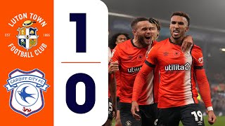 Luton 10 Cardiff  Highlights [upl. by Reger340]