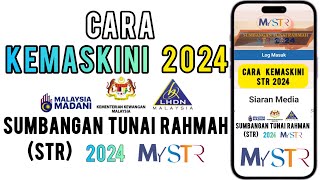 Cara Kemaskini Sumbangan Tunai Rahmah 2024 [upl. by Asirret379]