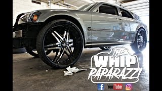 Tjs RT Dodge Magnum on 30quot Diablo Elites Before and After Video [upl. by Acyssej]