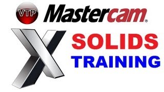 MASTERCAM X1X7 SOLIDS Tutorial in HD  13 Levels And Extrude Feature  vtprosnet [upl. by Nnorahs]