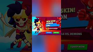 DEMON INSIDE EMZ 😱👈 brawlstars [upl. by Asetal]