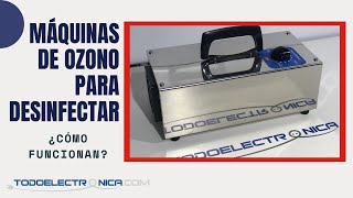 ¿Cómo funciona un ozonizador Las máquinas de ozono para acabar con el Covid19 [upl. by Ellwood]