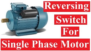 How to use manual changeover switch to make single phase motor direction changer switch [upl. by Diella669]