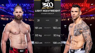 Jiri Prochazka vs Aleksandar Rakic Full Fight  UFC 300 Fight Night [upl. by Norud]