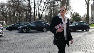 Street Style Highlights Day 8  Chanel Show at Paris Fashion Week AW 2020 [upl. by Airotkiv]