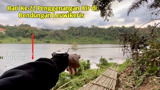 Penampakan BIAWAK di Hari Ke22 Genangan Air Sedikit Berwarna Cokelat Efek Hujan Semalam [upl. by Abekam969]