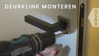 Hoe monteer ik een deurkruk op rozet  Deurkruk monteren [upl. by Leval]